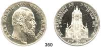 Deutsche Münzen und Medaillen,Württemberg, Königreich Karl 1864 - 1891 Vereinsdoppeltaler 1871.  Ulmer Münster.  Kahnt 595.  Thun 442.  AKS 131.  Jg. 87.  Dav. 961.