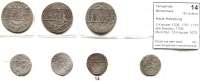 Römisch Deutsches Reich,Haus Habsburg LOTS    LOTS    LOTS 3 Kreuzer 1706, 1707, 1710 alle Breslau; 1709, München; 15 Kreuzer 1675 NB, 1678 KB und 30 Kreuzer 1754 KB(Hksp.).  LOT 7 Stück.