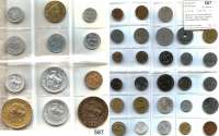 Besetzte Gebiete  -  Kolonien  -  Danzig,L O T S      L O T S      L O T S  LOT von 40 verschiedenen Münzen.  Besetzte Gebiete und staatliches Notgeld.  Darunter Danzig, 1 Pfennig 1937; 2 Pfennig 1923; 5 Pfennig 1923; 10 Pfennig 1923, 1932; Braunschweig(5); Bremen, 2, 5, 10 Pfennig; Westfalen, 50 Pfennig 1921; 100 Mark 1922; 50, 100, 10.000 Mark und 50 Millionen Mark 1923.