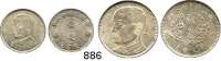 AUSLÄNDISCHE MÜNZEN,China Kwangtung 10 Cents 1918 und 20 Cents 1929.  Schön 11 und 12.  Y. 425 und 426.  LOT 2 Stück.