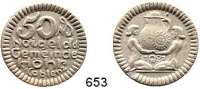 P O R Z E L L A N M Ü N Z E N,Münzen von anderen Deutschen Keramischen Fabriken Höhr 50 Pfennig 1921 grau, nicht glasiert.  Menzel 11709.