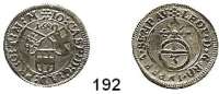 Deutsche Münzen und Medaillen,Deutscher Orden Johann Kaspar II. von Ampringen 1664 - 1684 Groschen zu 3 Kreuzer 1680, Mainz.  1,57 g.  Prokisch 190.