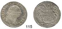 Deutsche Münzen und Medaillen,Preußen, Königreich Friedrich II. der Große 1740 - 1786 12 Mariengroschen 1758, Dresden. 8,06 g.  Kluge 343.4.  v.S. 1693.  Olding 366 a.
