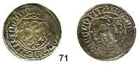 Deutsche Münzen und Medaillen,Brandenburg - Preußen Friedrich II. 1440 - 1470 Groschen o.J., Brandenburg.  2,36 g.  Vgl. Bahrfeldt 33.