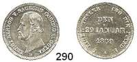 Deutsche Münzen und Medaillen,Sachsen - Coburg und Gotha Ernst II. 1844 - 1893 1/6 Taler 1869.  25jähriges Regierungsjubiläum.  AKS 118.  Jg. 297.