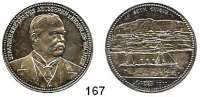 Deutsche Münzen und Medaillen,Preußen, Königreich Wilhelm II. 1888 - 1918 Silbermedaille 1911 (Lauer).  Auf die Entsendung des Kanonenbootes 