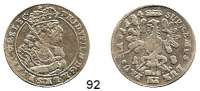 Deutsche Münzen und Medaillen,Brandenburg - Preußen Friedrich Wilhelm der Große Kurfürst 1640 - 1688 18 Gröscher 1684 HS, Königsberg.  5,95 g.  v.S. 1702..