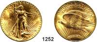 AUSLÄNDISCHE MÜNZEN,U S A  20 Dollars 1928.  (30,1g fein).  Schön 143.4.  KM 131.  Fb. 185,  GOLD