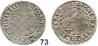 Deutsche Münzen und Medaillen,Brandenburg - Preußen Joachim I. gemeinsam mit Albrecht 1499 - 1513 Groschen 1513, Frankfurt an der Oder.  2,22 g.  Bahrfeldt 144 f.