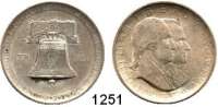 AUSLÄNDISCHE MÜNZEN,U S A  Gedenk Half Dollar 1926.  Sesquicentennial.  Schön 163.  KM 160.