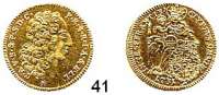 Deutsche Münzen und Medaillen,Bayern Karl Albrecht 1726 - 1745, ab 1742 König und Kaiser Halbkarolin 1731, München.  4,85 g.  Hahn 255.  Fb. 230.  GOLD