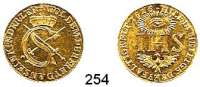 Deutsche Münzen und Medaillen,Sachsen Johann Georg I. 1611 - 1656 Dukat 1616, Dresden (Sophiendukat, spätere Prägung).  3,48 g. Clauss/Kahnt 231.  Fb. 2642.  GOLD.
