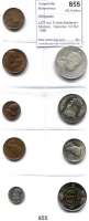 AUSLÄNDISCHE MÜNZEN,Äthiopien  LOT von 9 verschiedenen Münzen.  Darunter 1/2 Birr 1889.