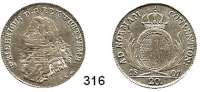 Deutsche Münzen und Medaillen,Württemberg, Königreich Friedrich I. (1797) 1806 - 1816 20 Kreuzer 1807.  AKS 43.  Jg. 11.
