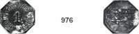 Notmünzen; Marken und Zeichen,0 Ludwigslust (Mecklenburg) Kantine des Drag. Regts. 17.  Achteckige Zinkmarke o.J.  