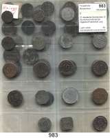 Notmünzen; Marken und Zeichen,0 L O T S     L O T S     L O T S 31 deutsche Notmünzen; 6 Aluminiumnotmünzen Algerien/Frankreich und Ober-Ost, 1 Kopeke 1916(2); 2 Kopeken 1916(2) und 3 Kopeken 1916(2).  LOT 43 Stück.