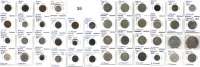 Österreich - Ungarn,Habsburg - Lothringen LOTS LOTS LOTS Album mit 129 Münzen (meist Silber). Darunter 20 Kreuzer(43); Taler 1765(stark bearbeitet); 1780(ss); Vereinstaler 1858 A(Hksp.). --Bitte besichtigen--