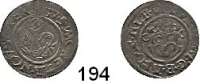 Deutsche Münzen und Medaillen,Mecklenburg Albrecht VII. 1503 - 1547 Dreiling 1537, Wittenburg.  0,66 g.  Kunzel 88.