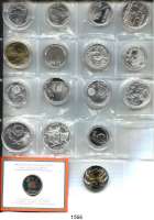 AUSLÄNDISCHE MÜNZEN,E U R O  -  P R Ä G U N G E N L O T S    L O T S    L O T S LOT von 17 verschiedenen Münzen.  Darunter 13 Silbermünzen.  Belgien(1), Finnland(3), Irland(1), Italien(1), Niederlande(2), Portugal(7), Spanien(2).