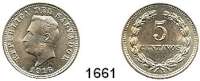 AUSLÄNDISCHE MÜNZEN,El Salvador  5 Centavos 1916.  Schön 14.  KM 129.