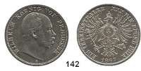 Deutsche Münzen und Medaillen,Preußen, Königreich Wilhelm I. 1861 - 1888 Vereinstaler 1867 A.  Kahnt 388.  AKS 99.  Jg. 96.  Thun 270.  Dav. 782.