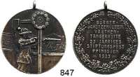 M E D A I L L E N,Schützen Vaethen-Tangerhütte Silbermedaille 1925 (990).  25jähriges Stiftungsfest des Bürger-Schützenvereins.  33,2 mm.  14,14 g.  Mit Öse.