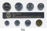 Deutsche Demokratische Republik,K U R S S Ä T Z E  Kurssatz 1990    1 Pfennig bis 5 Mark Brandenburger Tor