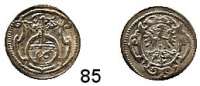 Deutsche Münzen und Medaillen,Brandenburg - Preußen Georg Wilhelm 1619 - 1640 1/96 Taler 1623, Cöln, ohne Münzzeichen.  0,70 g.  Bahrfeldt 728 c.