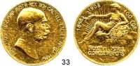 Österreich - Ungarn,Habsburg - Lothringen Franz Josef I. 1848 - 1916 100 Kronen 1908, Wien (30,49 g FEIN). Regierungsjubiläum Frühwald 2182. Jl. 400. Herinek 317. KM 2812. Fb. 514. GOLD.