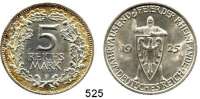 R E I C H S M Ü N Z E N,Weimarer Republik  5 Reichsmark 1925 F.  Jaeger 322.  Rheinlande.