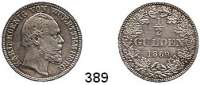 Deutsche Münzen und Medaillen,Württemberg, Königreich Karl 1864 - 1891 1/2 Gulden 1869.  AKS 127.  Jg. 84.