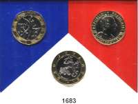 AUSLÄNDISCHE MÜNZEN,Frankreich 5. Republik seit 1958 10 Francs 1989(2) darunter 1x 