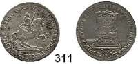 Deutsche Münzen und Medaillen,Sachsen Friedrich August II. 1733 - 1763 Doppelgroschen 1741, Dresden.  3,85 g.  Auf das Vikariat.  Kahnt 641.  Mb. 1699 a.