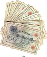 P A P I E R G E L D,K A I S E R R E I C H 100 Mark 1.7.1898. Ros. DEU-13. LOT 24 Scheine.