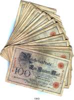 P A P I E R G E L D,K A I S E R R E I C H 100 Mark 17.4.1903. Ros. DEU-16. LOT 51 Scheine.