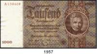 P A P I E R G E L D,R E I C H S B A N K 1000 Reichsmark 22.2.1936. G...A. Ros. DEU-212.
