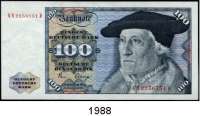 P A P I E R G E L D,BUNDESREPUBLIK DEUTSCHLAND 100 Deutsche Mark 2.1.1980. NM...Q und NN...D. Ros. BRD-33 a. LOT 2 Scheine.