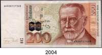 P A P I E R G E L D,BUNDESREPUBLIK DEUTSCHLAND 200 Deutsche Mark 2.1.1996. AK...D. Ros. BRD-55 a.