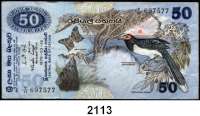 P A P I E R G E L D,AUSLÄNDISCHES PAPIERGELD Sri Lanka 50 Rupees 26.3.1979. Pick 87 a.