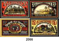 P A P I E R G E L D - N O T G E L D,L O T S L O T S L O T S LOT von 136 Scheinen (meist Serienscheine). Von ALLENSTEIN bis STÜTZERBACH. Liebevoll in einem Album zusammengestellt.