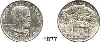 AUSLÄNDISCHE MÜNZEN,U S A  Gedenk Half Dollar 1922.  100. Geburtstag von Ulysses S. Grant.  Schön 155.1.  KM 151.1.