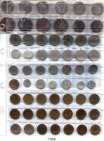 AUSLÄNDISCHE MÜNZEN,U S A L O T S     L O T S     L O T S LOT von 61 Kleinmünzen zwischen 1819 und 1927.  Von 1 Cent bis Quarter Dollar.  Darunter 20 Silbermünzen.
