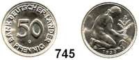 B U N D E S R E P U B L I K,  50 Pfennig 1950 G.  Bank Deutscher Länder.