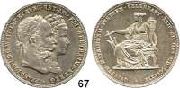 Österreich - Ungarn,Habsburg - Lothringen Franz Josef I. 1848 - 1916 Doppelgulden 1879, Wien.  Zur silbernen Hochzeit.  Frühwald 1903.  Jl. 369.  Dav. 31.