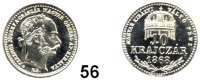 Österreich - Ungarn,Habsburg - Lothringen Franz Josef I. 1848 - 1916 10 Krajczar 1868 KB, Kremnitz.  Off. Neuprägung.  Vgl. Frühwald 1813.