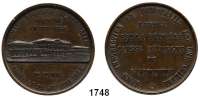 AUSLÄNDISCHE MÜNZEN,Schweiz Neuchatel Bronzemedaille 1868 (F. Landry).  Einweihung der Städt. Hochschule.  42,5 mm.  26,46 g.