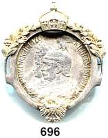 R E I C H S M Ü N Z E N,Münzschmuck  Preußen, 2 Mark 1901 