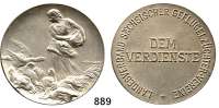 M E D A I L L E N,Landwirtschaft Versilberte Bronzemedaille o.J. (Hörnlein) Landesverband sächsischer Geflügelzüchter-Vereine.