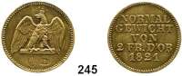 Deutsche Münzen und Medaillen,Preußen, Königreich Passiergewichte Passiergewicht 1821 (Messing), geprägt 1855 bis 1863.  2 Friedrichs d'or.  25,6 mm.  13,36 g.  Olding 515.