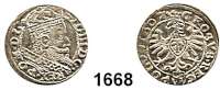 AUSLÄNDISCHE MÜNZEN,Polen Sigismund III. 1587 - 1632 Groschen 1607.  1,43 g.  Gum. 941.